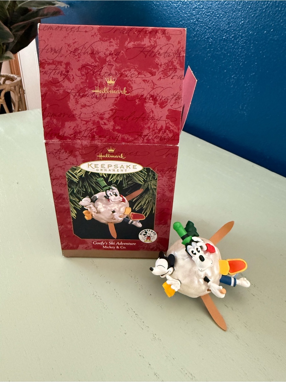 Vintage 1997 Disney Goofy’s Ski Adventure Hallmark Keepsake Christmas Ornament